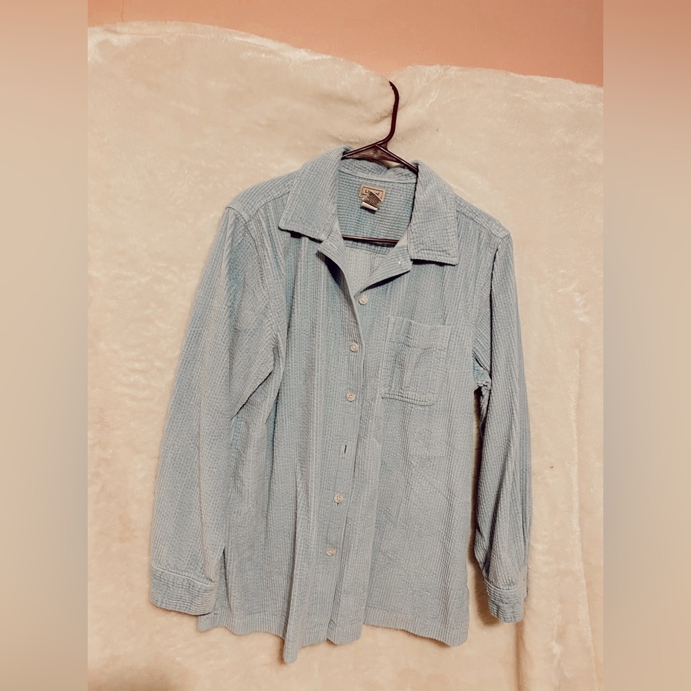 Baby Blue Button Down Jacket